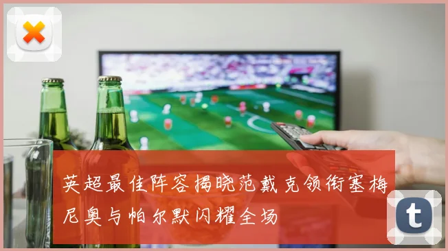英超最佳阵容揭晓范戴克领衔塞梅尼奥与帕尔默闪耀全场